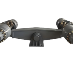 150 MT Two Line Four Axle Assembly