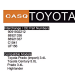TOYOTA T501 Ignition Coil
