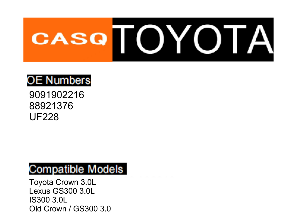 TOYOTA T50A Ignition Coil