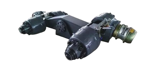 Low Support Two line Four Axle Assembly